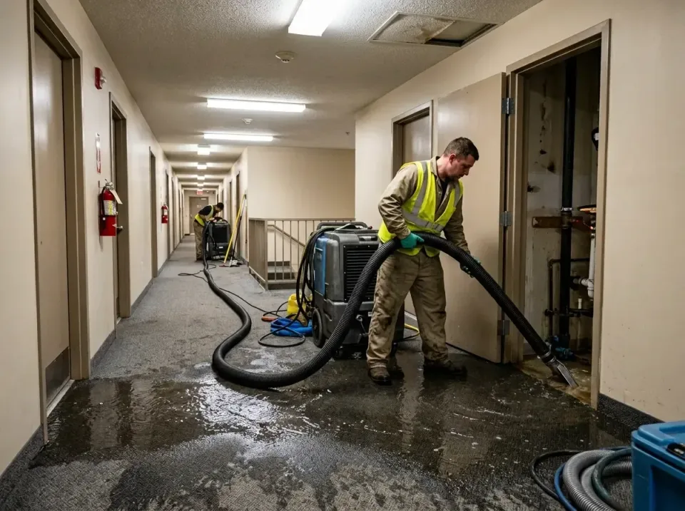 multi-unit-apartment-hallway-f-005 — frequently asked questions, Emergency Burst Pipe Water Extraction & Removal in United S…